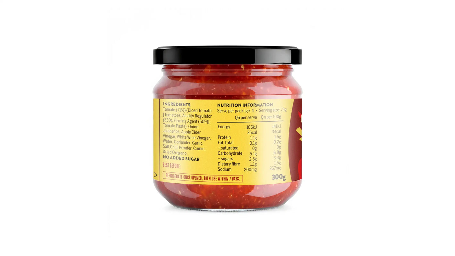 Wicked Hots Salsa – Hot 300g