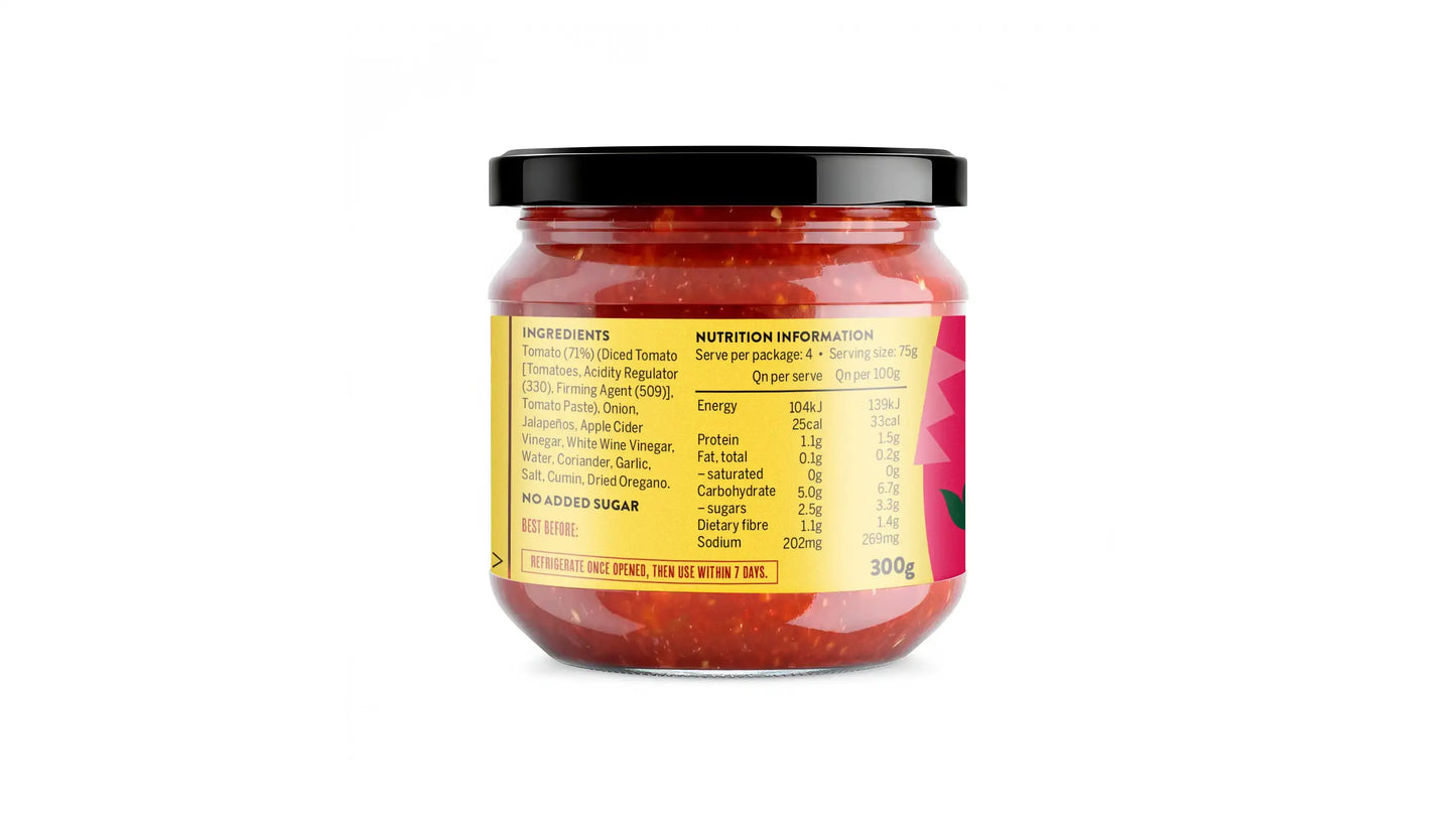 Wicked Hots Salsa – Mild 300g