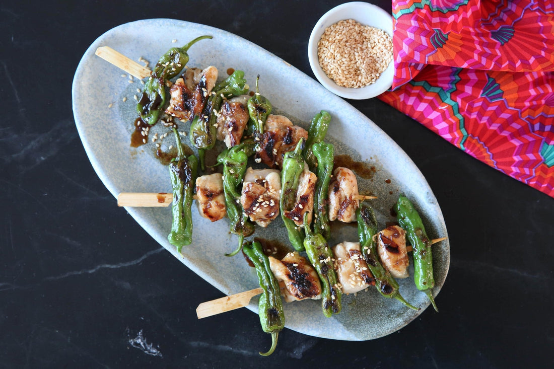 Wicked Hots Recipes Yakitori Chicken and Shishito Skewers