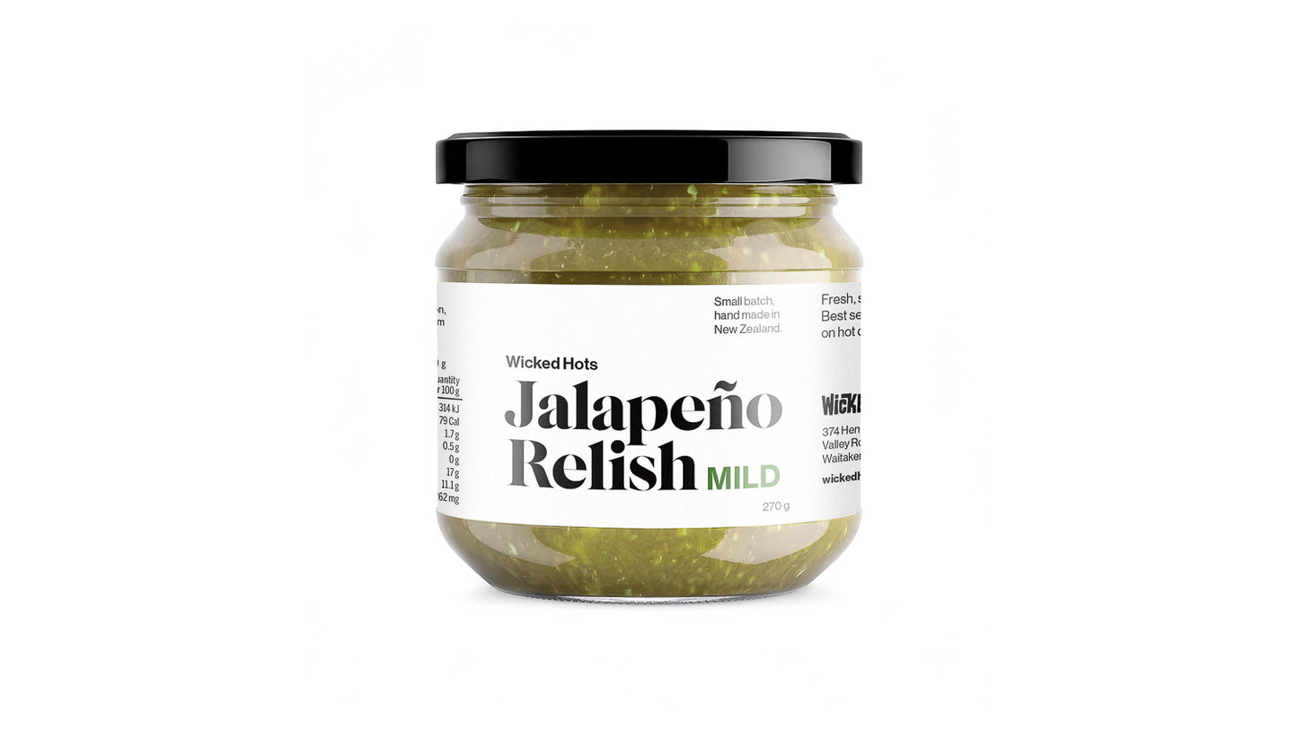 Jalapeno Relish in Jar NZ made
