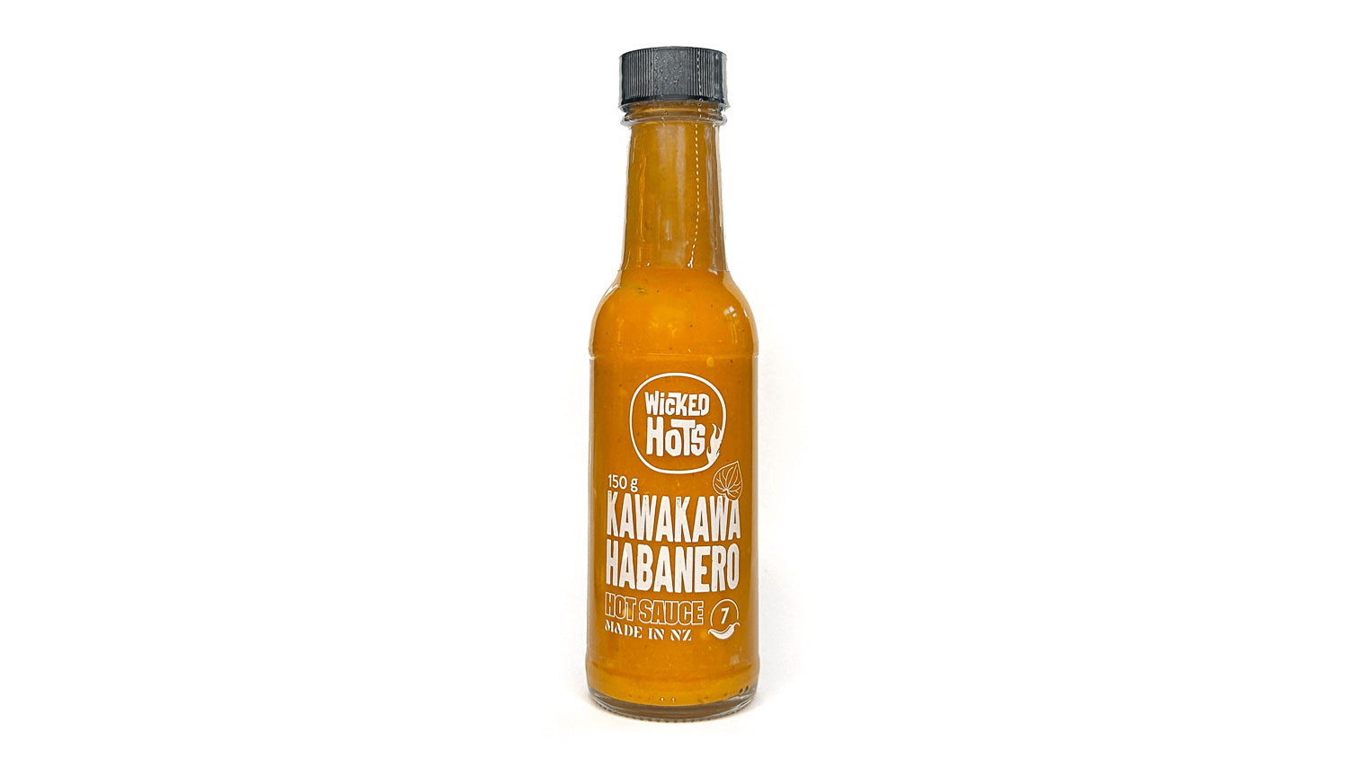 Wicked Hots Kawakawa Habanero Hot Sauce 150g